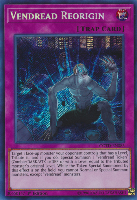 Vendread Reorigin [COTD-EN085] Secret Rare | Gam3 Escape