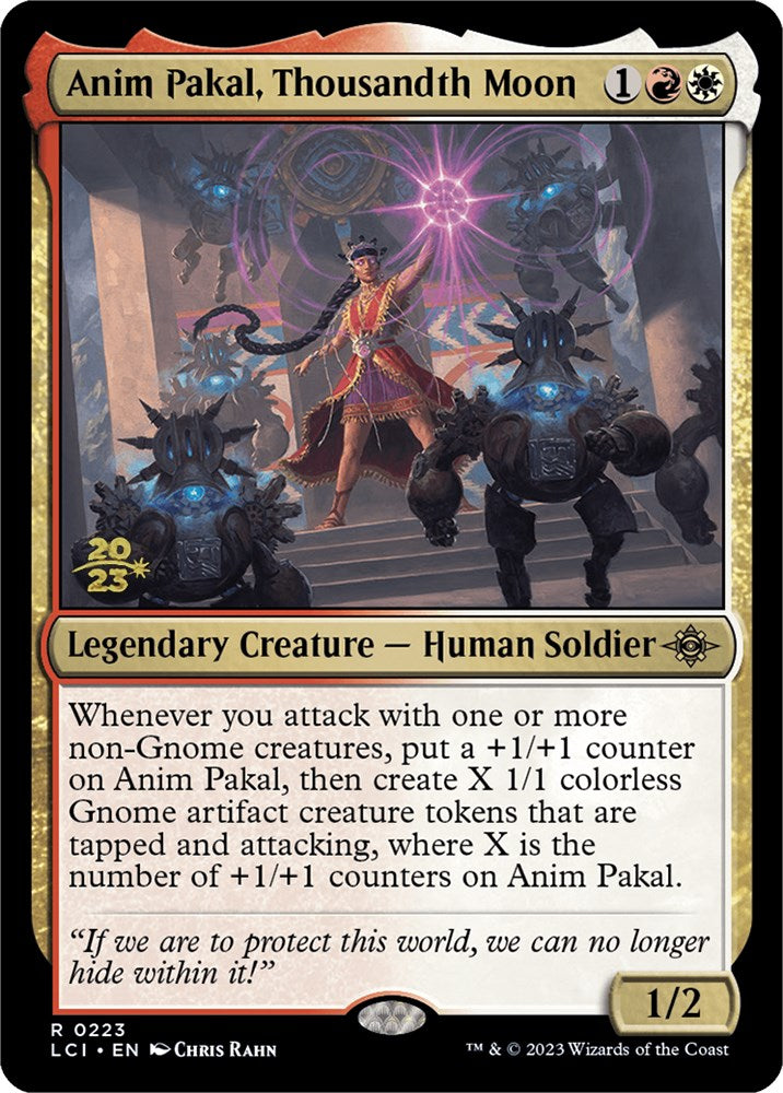 Anim Pakal, Thousandth Moon [The Lost Caverns of Ixalan Prerelease Cards] | Gam3 Escape