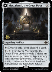 Matzalantli, the Great Door // The Core [The Lost Caverns of Ixalan Prerelease Cards] | Gam3 Escape