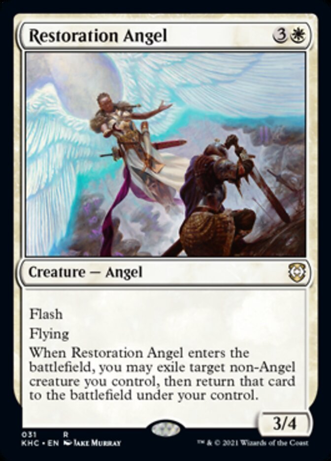 Restoration Angel [Kaldheim Commander] | Gam3 Escape