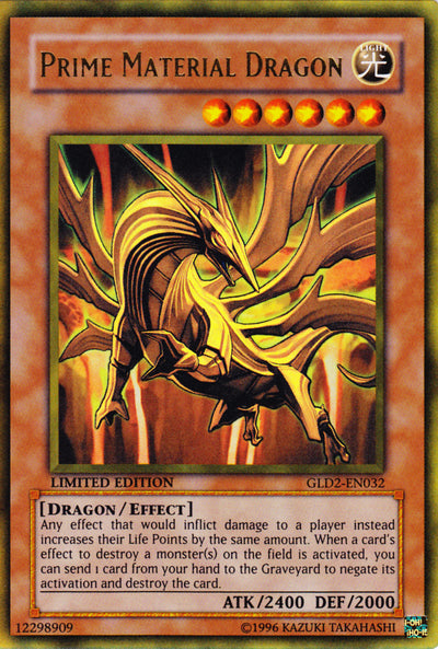 Prime Material Dragon [GLD2-EN032] Ultra Rare | Gam3 Escape