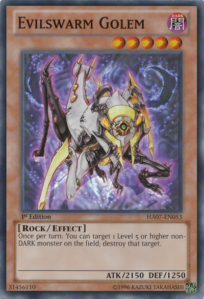 Evilswarm Golem [HA07-EN053] Super Rare | Gam3 Escape