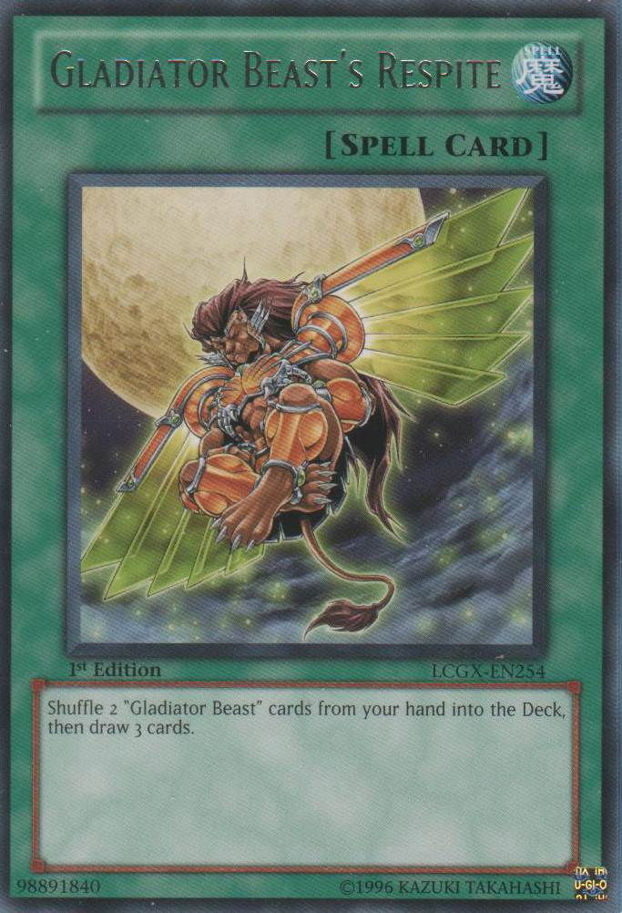 Gladiator Beast's Respite [LCGX-EN254] Rare | Gam3 Escape