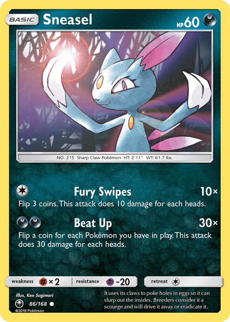 Sneasel (86/168) [Sun & Moon: Celestial Storm] | Gam3 Escape