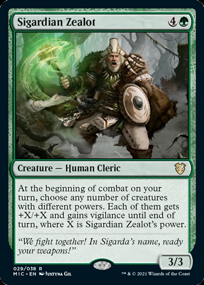 Sigardian Zealot [Innistrad: Midnight Hunt Commander] | Gam3 Escape