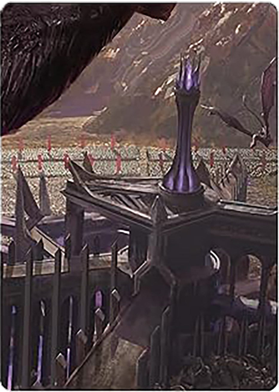 Minas Morgul, Dark Fortress Art Card [The Lord of the Rings: Tales of Middle-earth Art Series] | Gam3 Escape