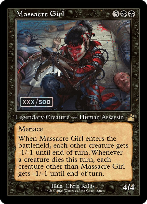 Massacre Girl (Retro) (Serialized) [Ravnica Remastered] | Gam3 Escape