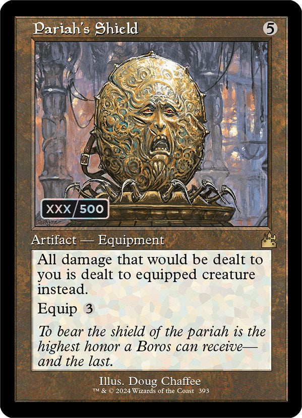 Pariah's Shield (Retro) (Serialized) [Ravnica Remastered] | Gam3 Escape