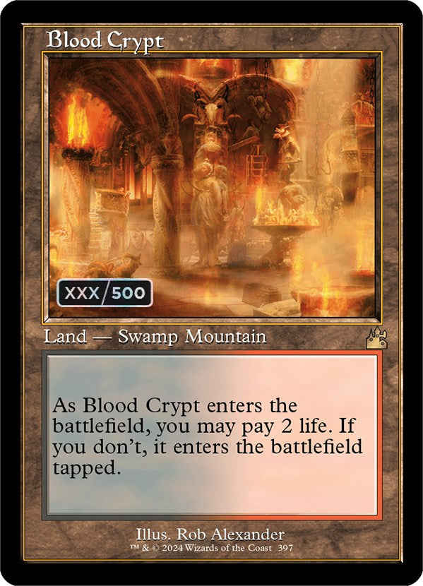 Blood Crypt (Retro) (Serialized) [Ravnica Remastered] | Gam3 Escape