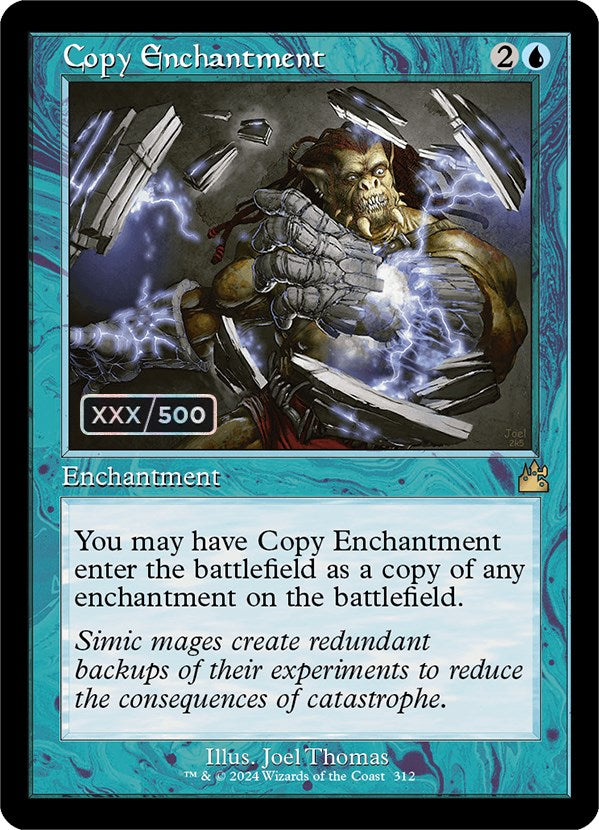 Copy Enchantment (Retro) (Serialized) [Ravnica Remastered] | Gam3 Escape