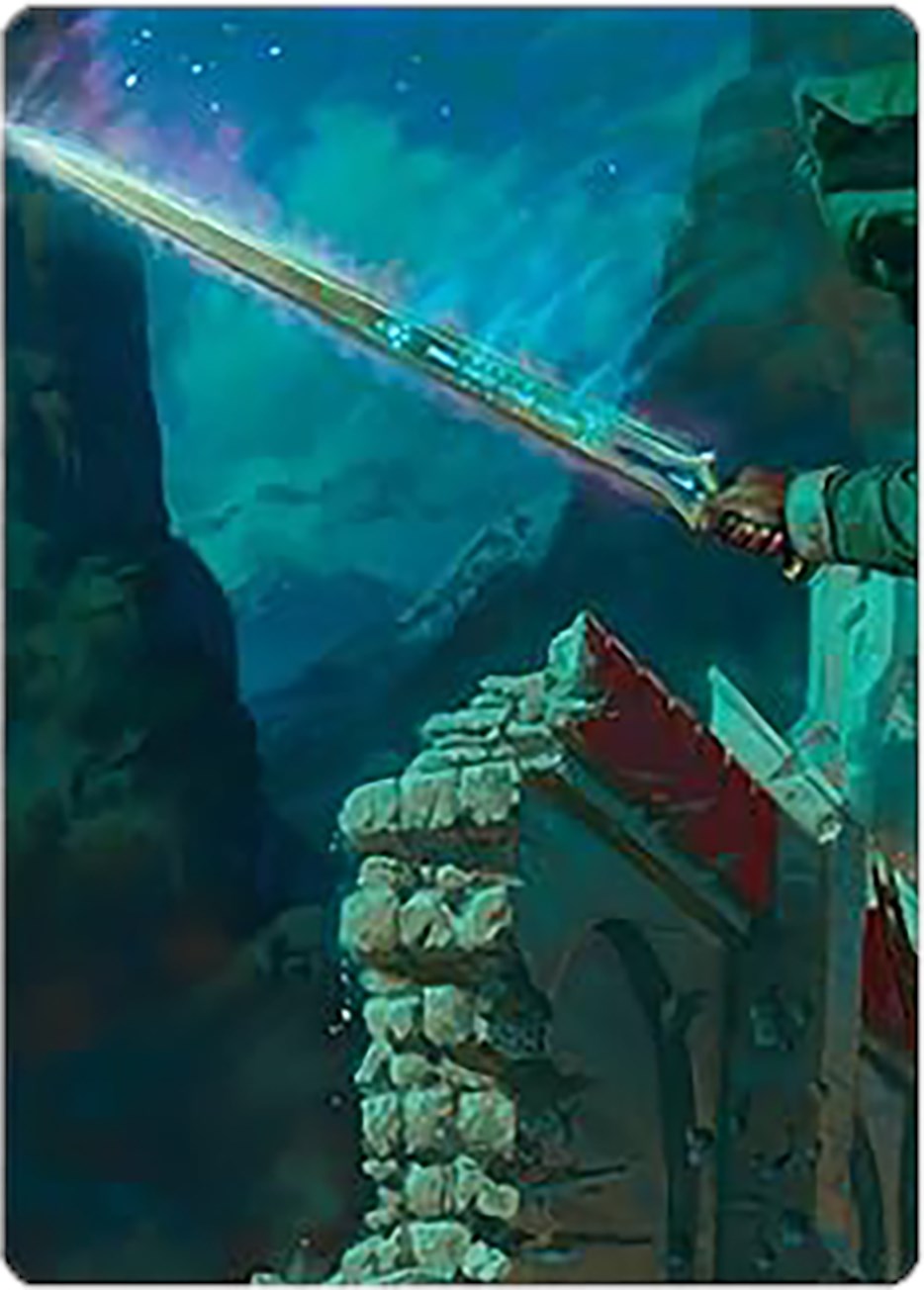 Anduril, Narsil Reforged Art Card [The Lord of the Rings: Tales of Middle-earth Art Series] | Gam3 Escape