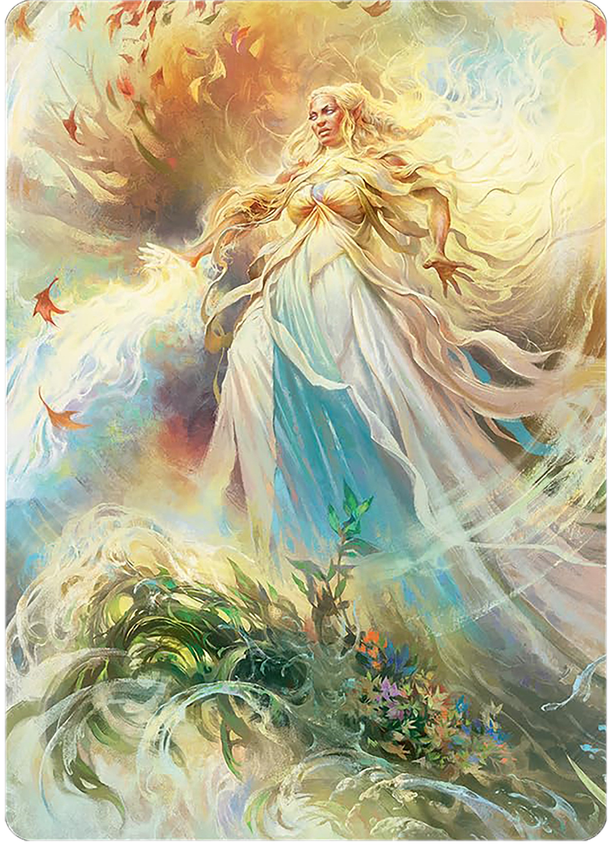 Galadriel, Light of Valinor Art Card [The Lord of the Rings: Tales of Middle-earth Art Series] | Gam3 Escape