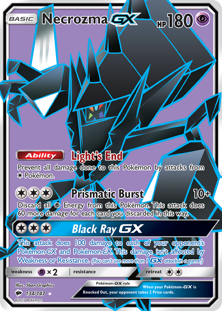 Necrozma GX (134/147) [Sun & Moon: Burning Shadows] | Gam3 Escape