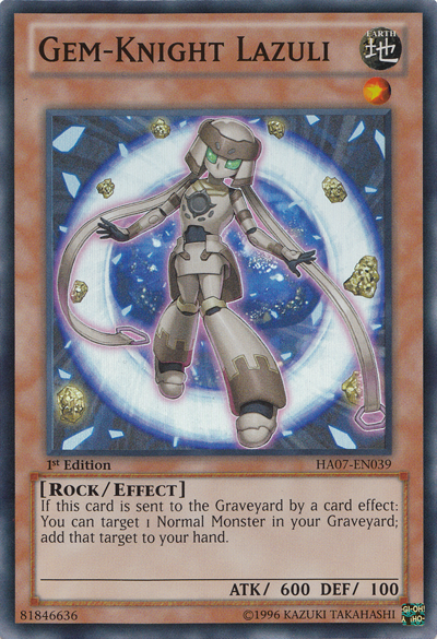 Gem-Knight Lazuli [HA07-EN039] Super Rare | Gam3 Escape