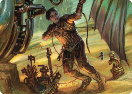 Mishra, Excavation Prodigy Art Card [The Brothers' War Art Series] | Gam3 Escape