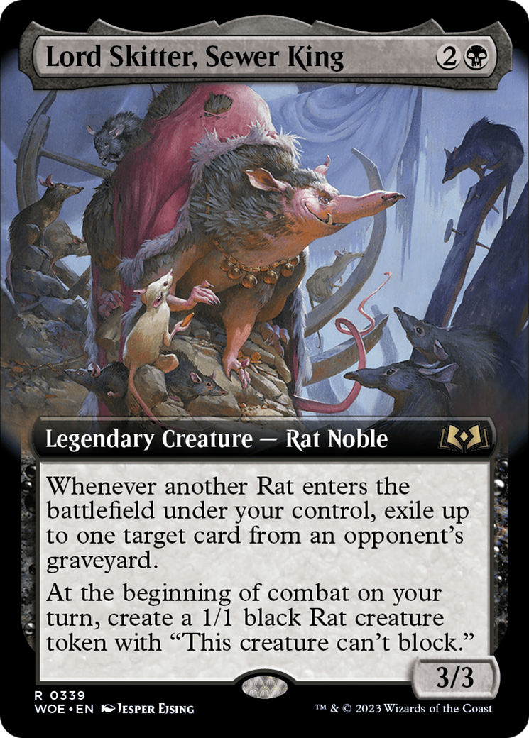 Lord Skitter, Sewer King (Extended Art) [Wilds of Eldraine] | Gam3 Escape