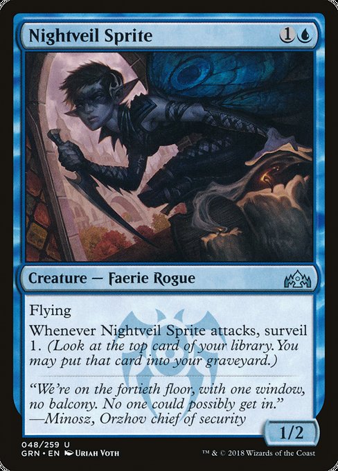 Nightveil Sprite [Guilds of Ravnica] | Gam3 Escape