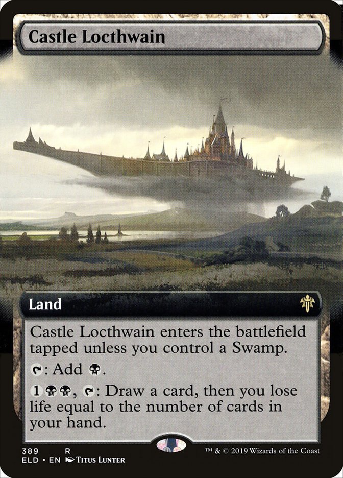 Castle Locthwain (Extended Art) [Throne of Eldraine] | Gam3 Escape