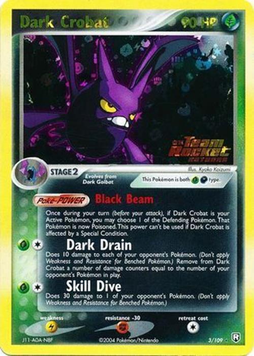 Dark Crobat (3/109) (Stamped) [EX: Team Rocket Returns] | Gam3 Escape