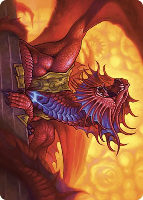 Niv-Mizzet, Guildpact Art Card (44/49) [Murders at Karlov Manor Art Series] | Gam3 Escape