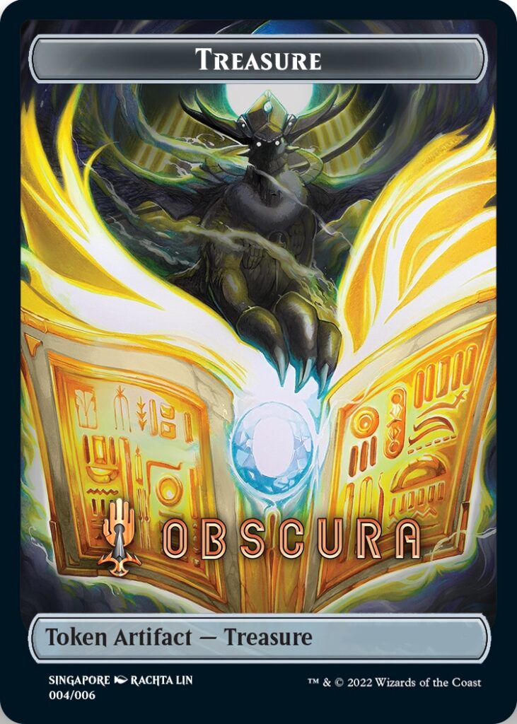 Treasure Token (Obscura) (Southeast Asia Artists) [Streets of New Capenna Tokens] | Gam3 Escape