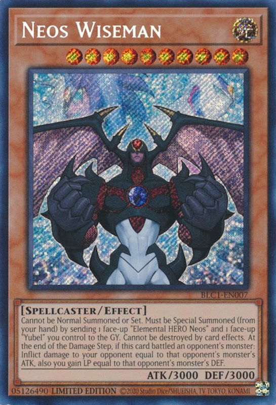 Neos Wiseman [BLC1-EN007] Secret Rare | Gam3 Escape