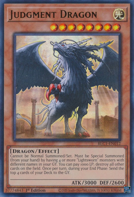 Judgment Dragon [BLC1-EN012] Ultra Rare | Gam3 Escape