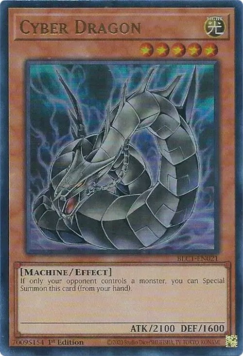 Cyber Dragon (Alternate Art) [BLC1-EN021] Ultra Rare | Gam3 Escape