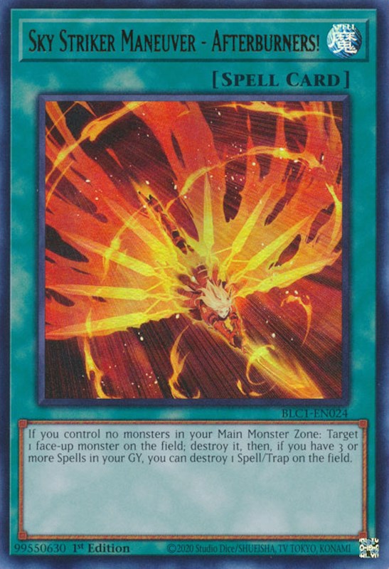 Sky Striker Maneuver - Afterburners! [BLC1-EN024] Ultra Rare | Gam3 Escape