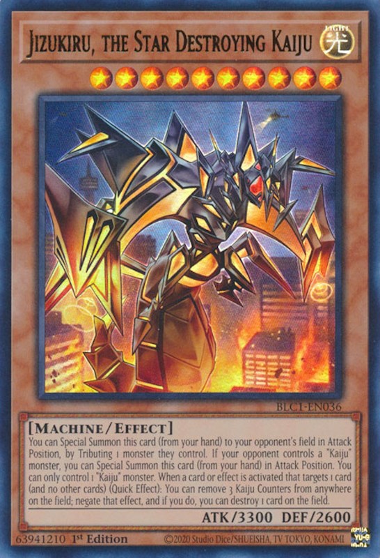 Jizukiru, the Star Destroying Kaiju [BLC1-EN036] Ultra Rare | Gam3 Escape