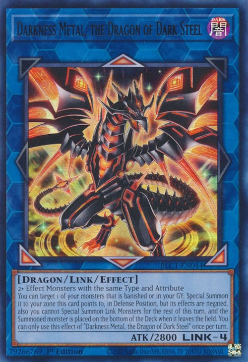 Darkness Metal, the Dragon of Dark Steel [BLC1-EN044] Ultra Rare | Gam3 Escape