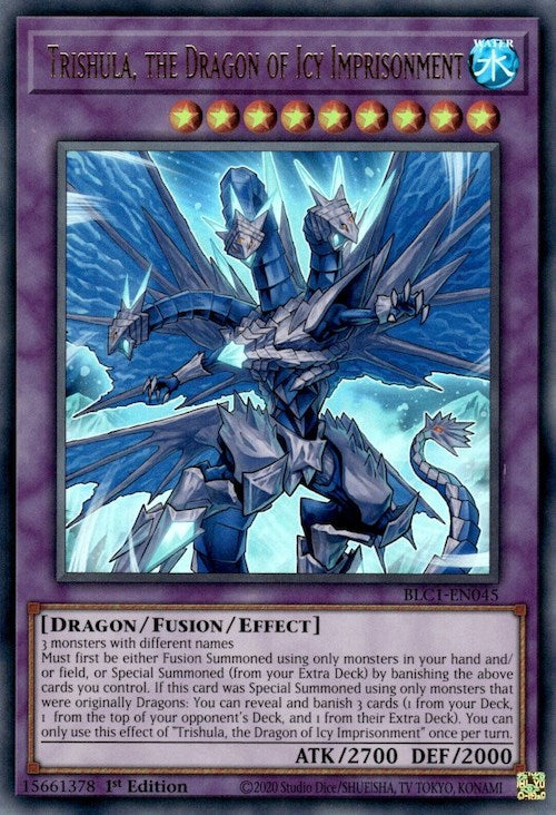 Trishula, the Dragon of Icy Imprisonment [BLC1-EN045] Ultra Rare | Gam3 Escape