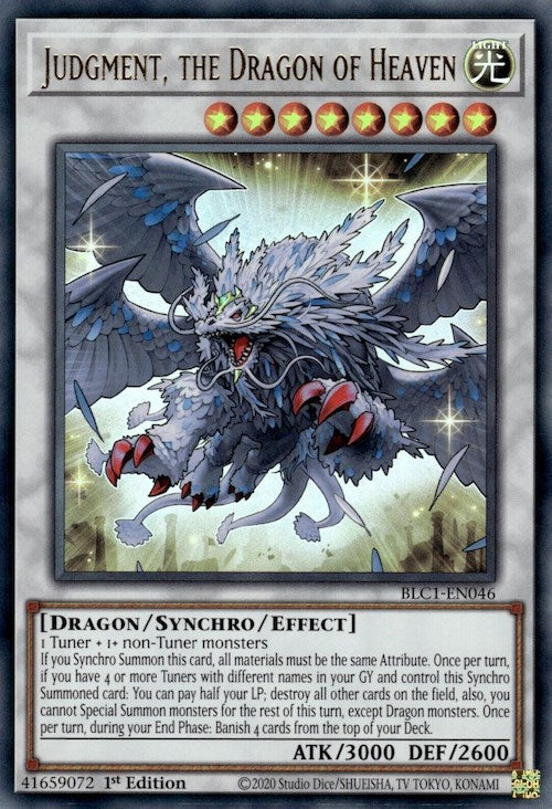 Judgment, the Dragon of Heaven [BLC1-EN046] Ultra Rare | Gam3 Escape