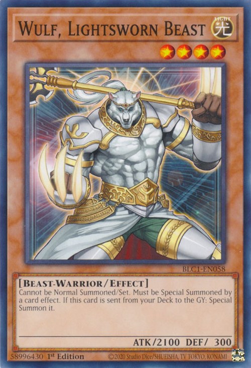 Wulf, Lightsworn Beast [BLC1-EN058] Common | Gam3 Escape