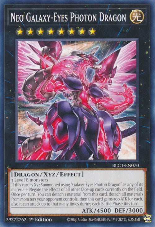 Neo Galaxy-Eyes Photon Dragon [BLC1-EN070] Common | Gam3 Escape