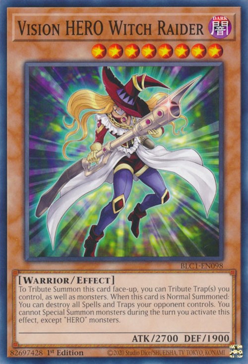 Vision HERO Witch Raider [BLC1-EN098] Common | Gam3 Escape