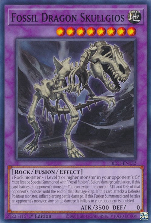 Fossil Dragon Skullgios [BLC1-EN132] Common | Gam3 Escape