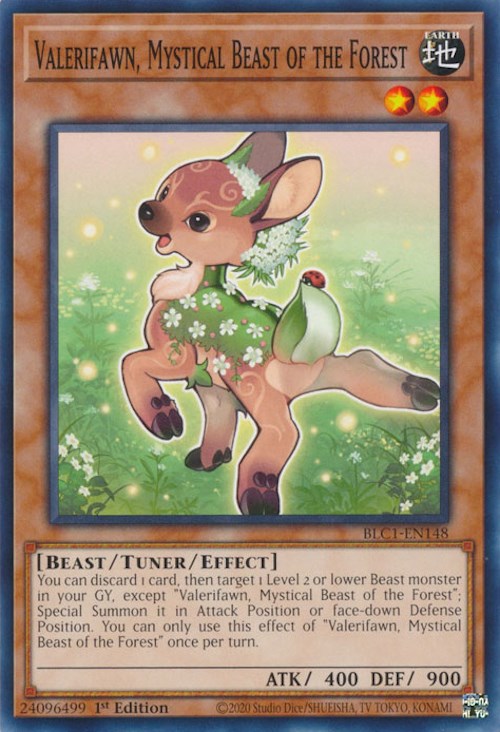 Valerifawn, Mystical Beast of the Forest [BLC1-EN148] Common | Gam3 Escape