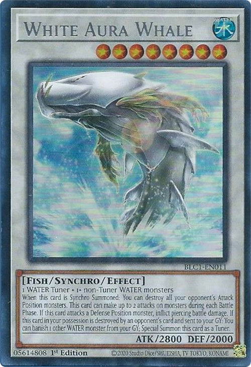 White Aura Whale (Silver) [BLC1-EN011] Ultra Rare | Gam3 Escape