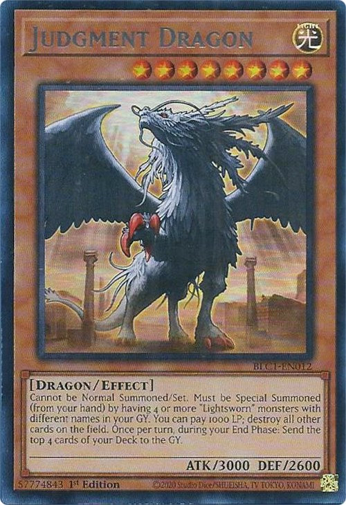 Judgment Dragon (Silver) [BLC1-EN012] Ultra Rare | Gam3 Escape