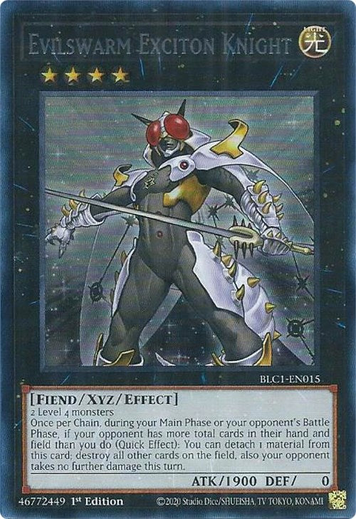 Evilswarm Exciton Knight (Silver) [BLC1-EN015] Ultra Rare | Gam3 Escape