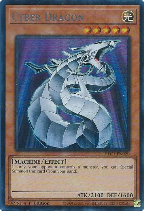 Cyber Dragon (Silver) [BLC1-EN020] Ultra Rare | Gam3 Escape