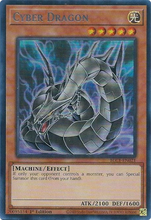 Cyber Dragon (Alternate Art) (Silver) [BLC1-EN021] Ultra Rare | Gam3 Escape