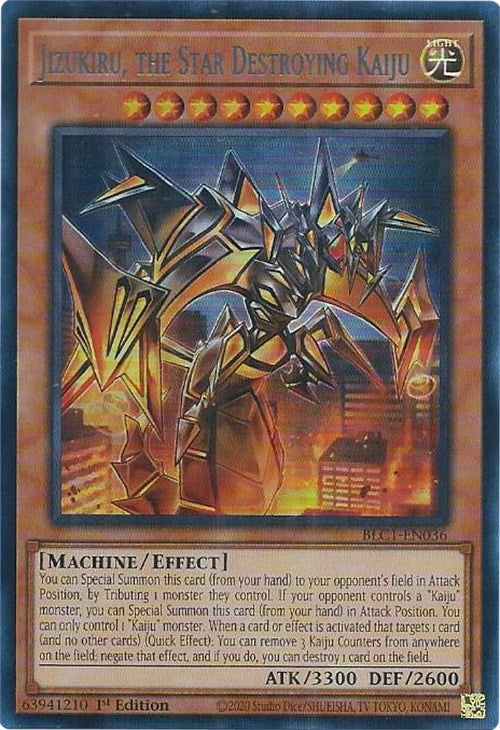 Jizukiru, the Star Destroying Kaiju (Silver) [BLC1-EN036] Ultra Rare | Gam3 Escape