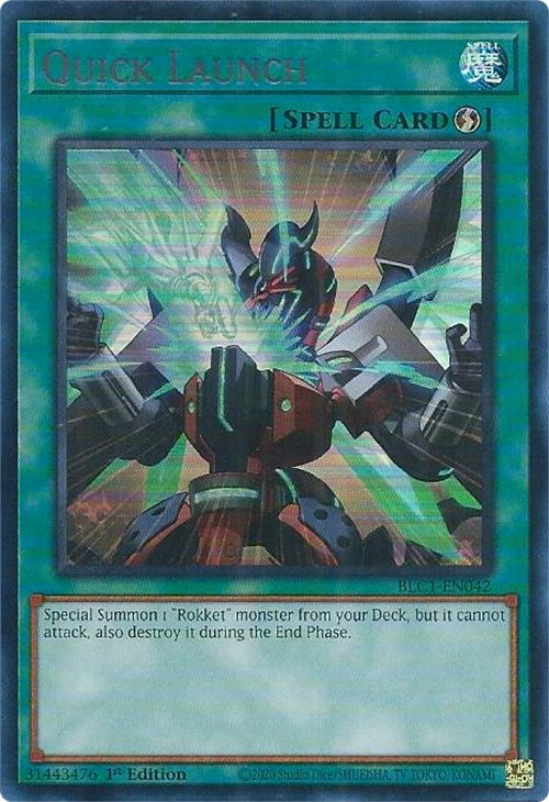 Quick Launch (Silver) [BLC1-EN042] Ultra Rare | Gam3 Escape