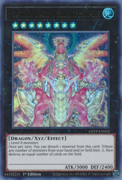 Hieratic Sun Dragon Overlord of Heliopolis [GFTP-EN052] Ultra rare | Gam3 Escape