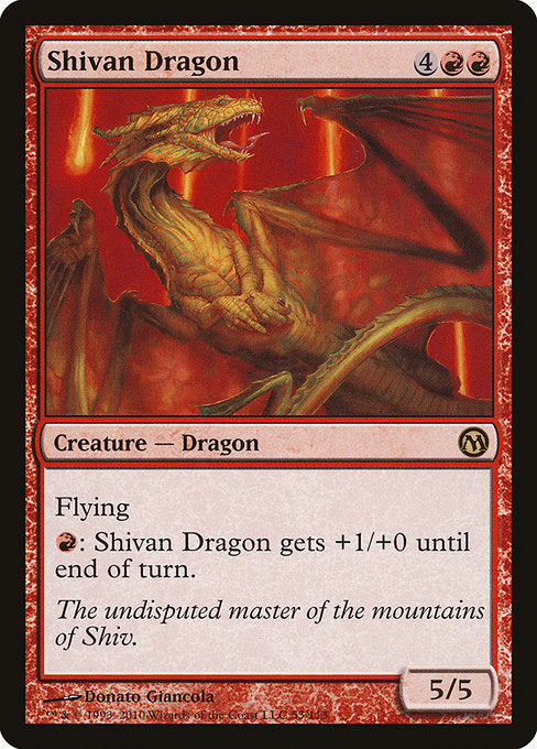 Shivan Dragon [Duels of the Planeswalkers] | Gam3 Escape