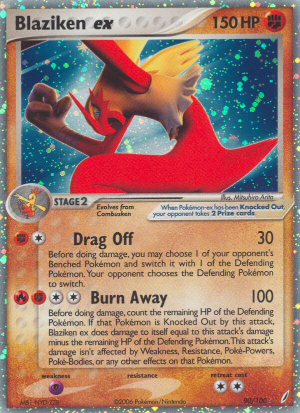 Blaziken ex (90/100) [EX: Crystal Guardians] | Gam3 Escape