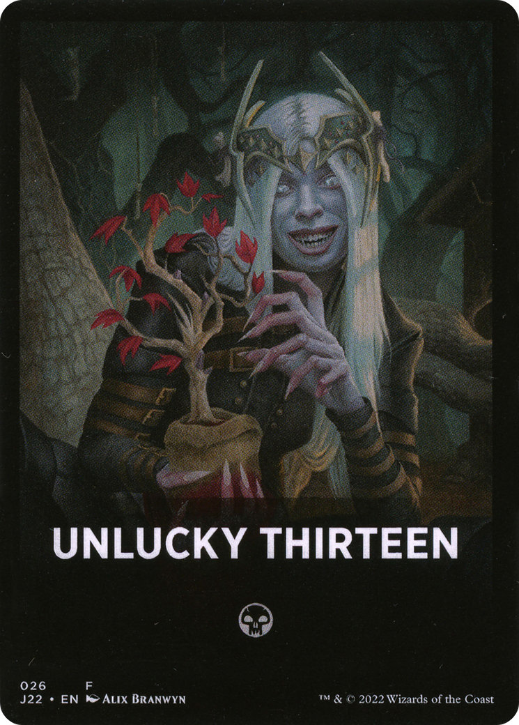 Unlucky Thirteen Theme Card [Jumpstart 2022 Front Cards] | Gam3 Escape