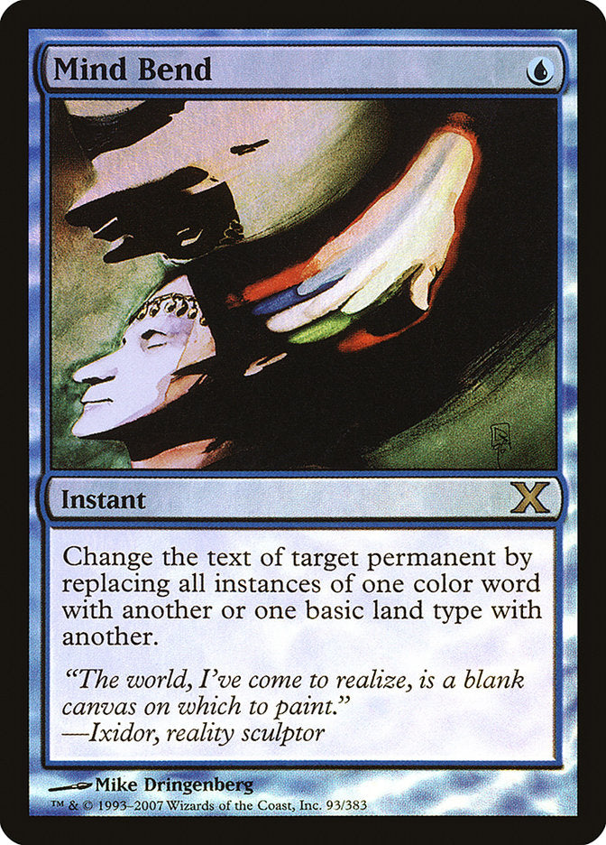 Mind Bend (Premium Foil) [Tenth Edition] | Gam3 Escape